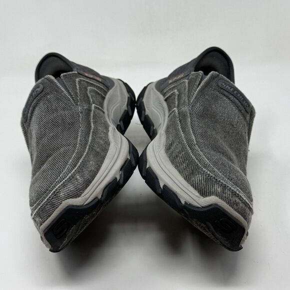 Skechers Respected Holmgren Shoes Mens 8.5 Extra Wide Gray Easy On Slip Ins main image 3